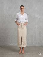 Front Slit Skirt
