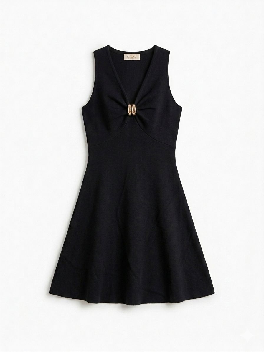 Bow Midi Dress