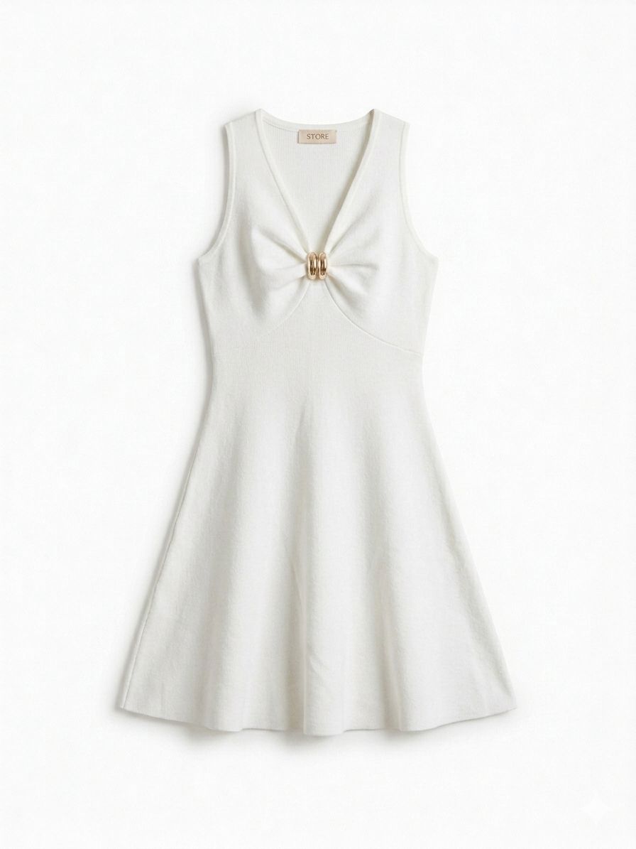 Bow Midi Dress