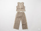Crochet Linen Set