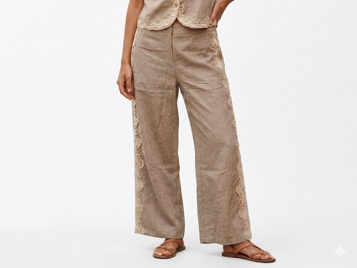 Crochet Linen Set