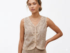 Crochet Linen Set
