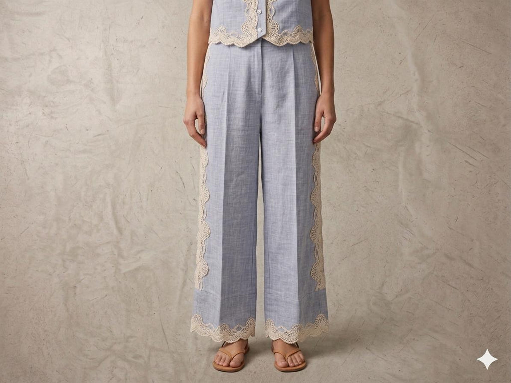 Crochet Linen Set