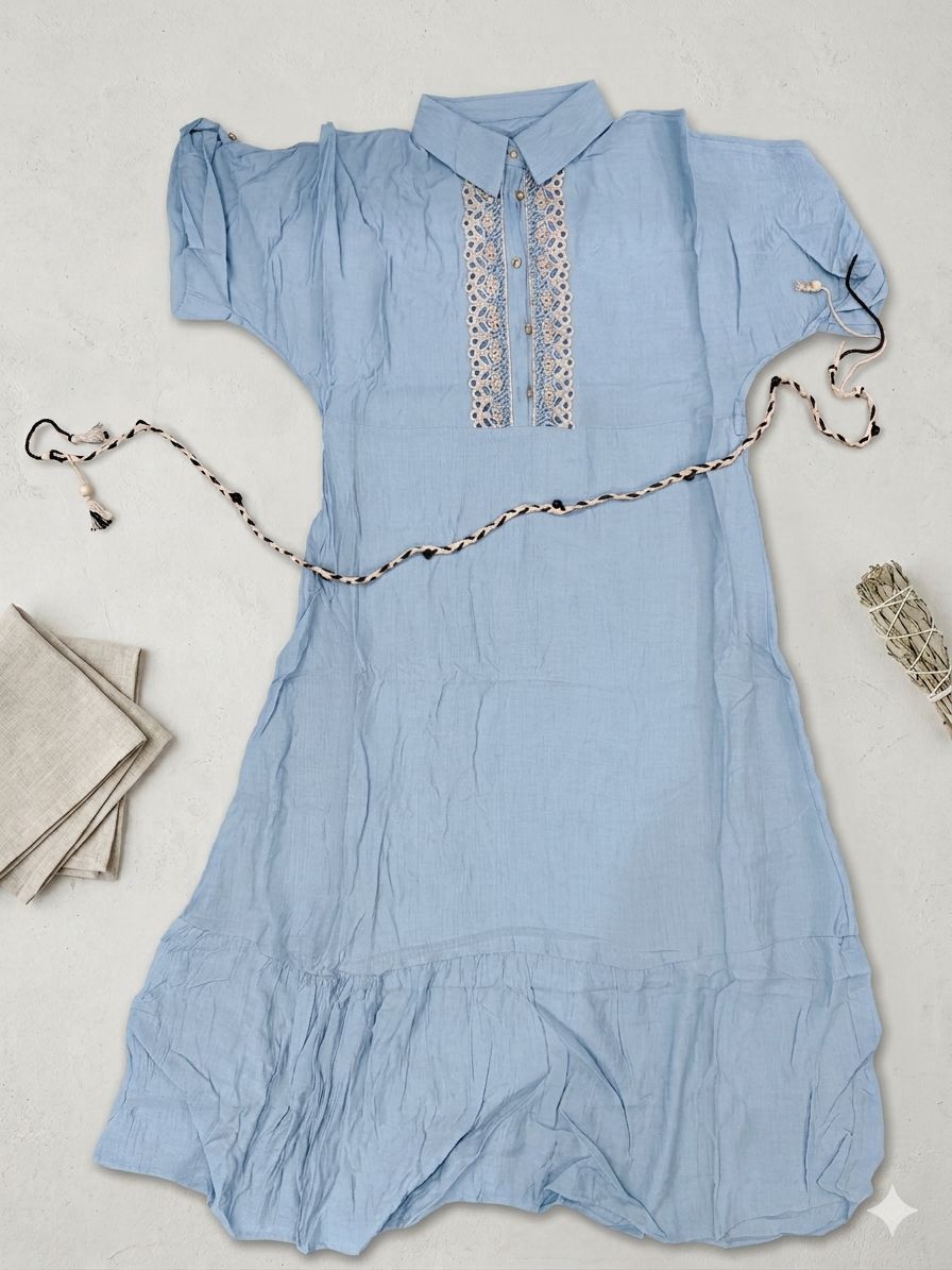 Linen Midi Dress