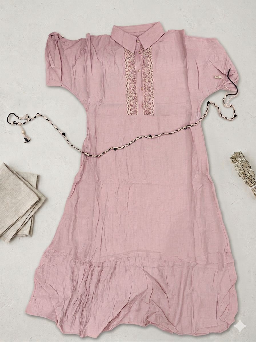 Linen Midi Dress