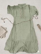 Linen Midi Dress